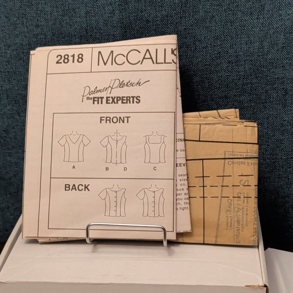 McCall’s 2818 Sewing Pattern Misses Tops Learn To Fit A Full Bust Sz 10-14 Uncut - Picture 3 of 16